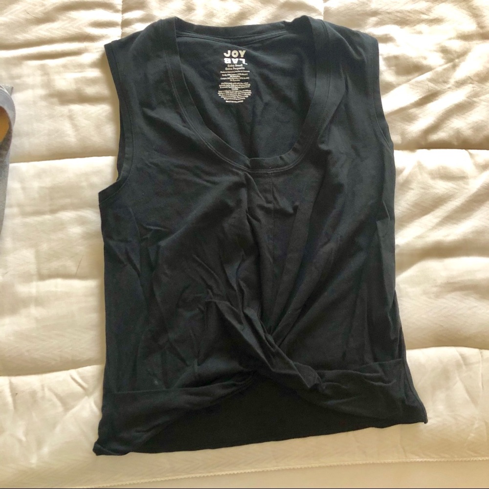 Joy lab cross front crop top